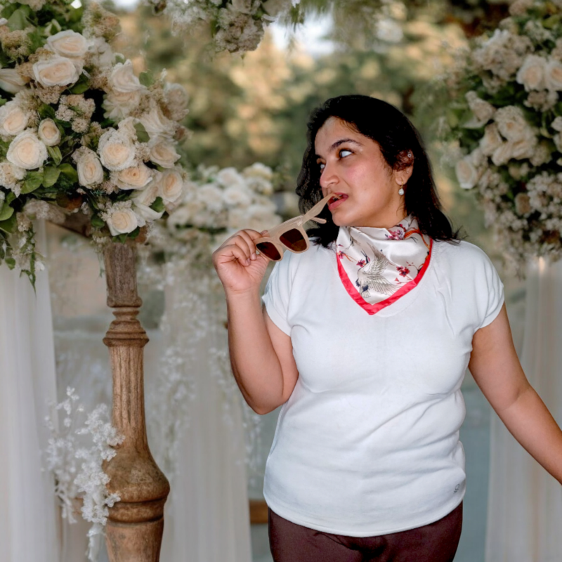 Cherry Blossom Neck Scarf