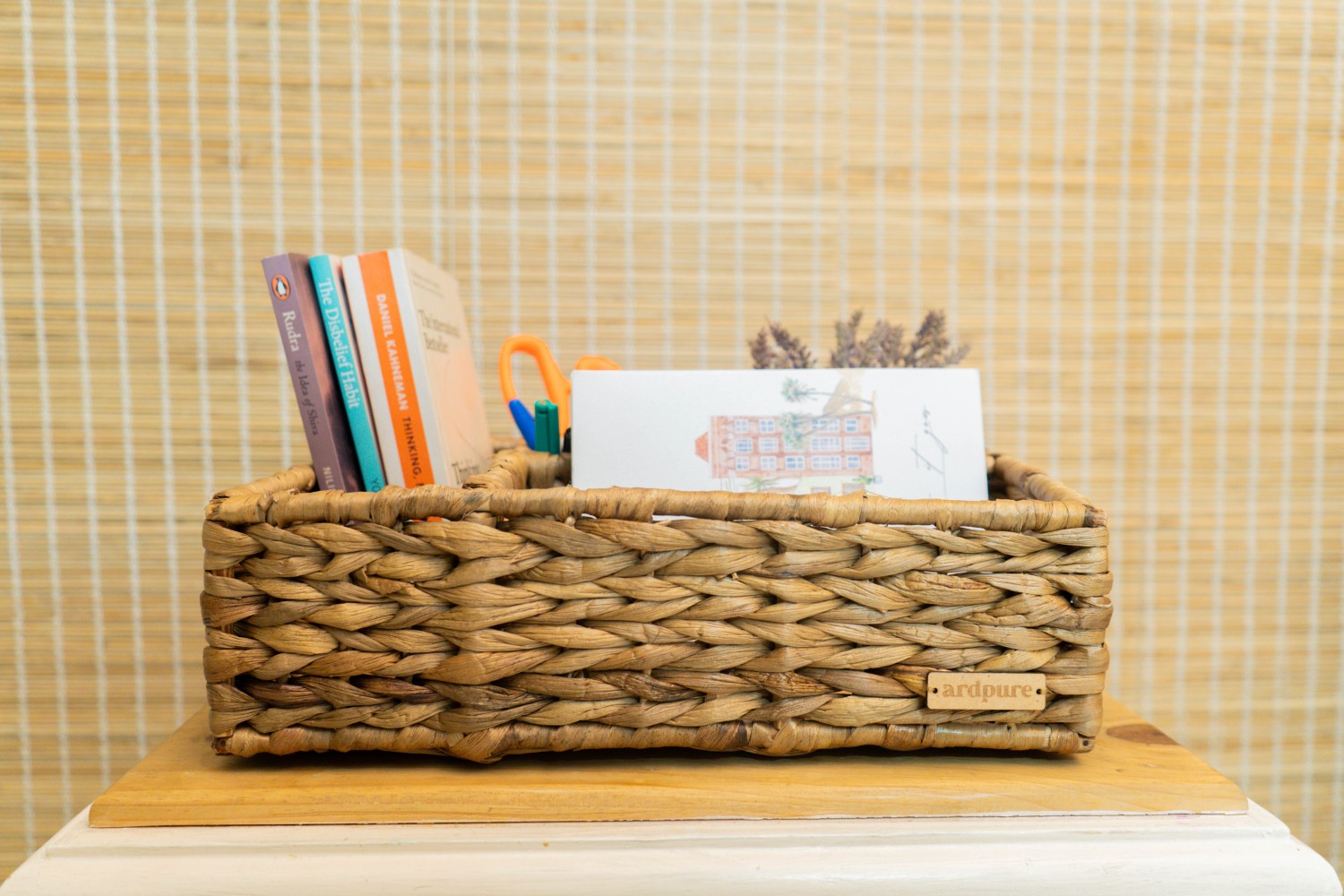 Wicker Desk Organizer