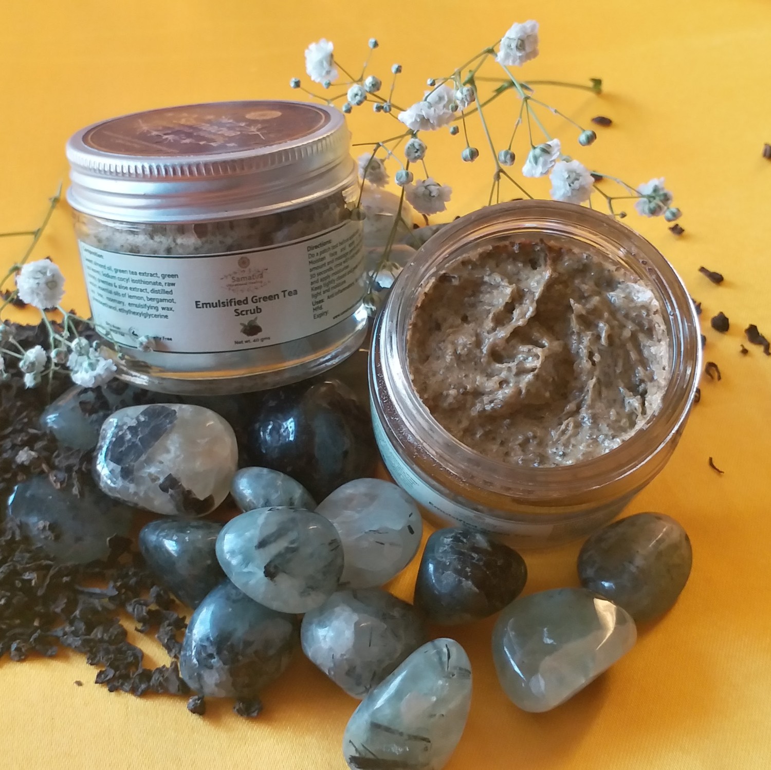 Emulsified Green tea scrub