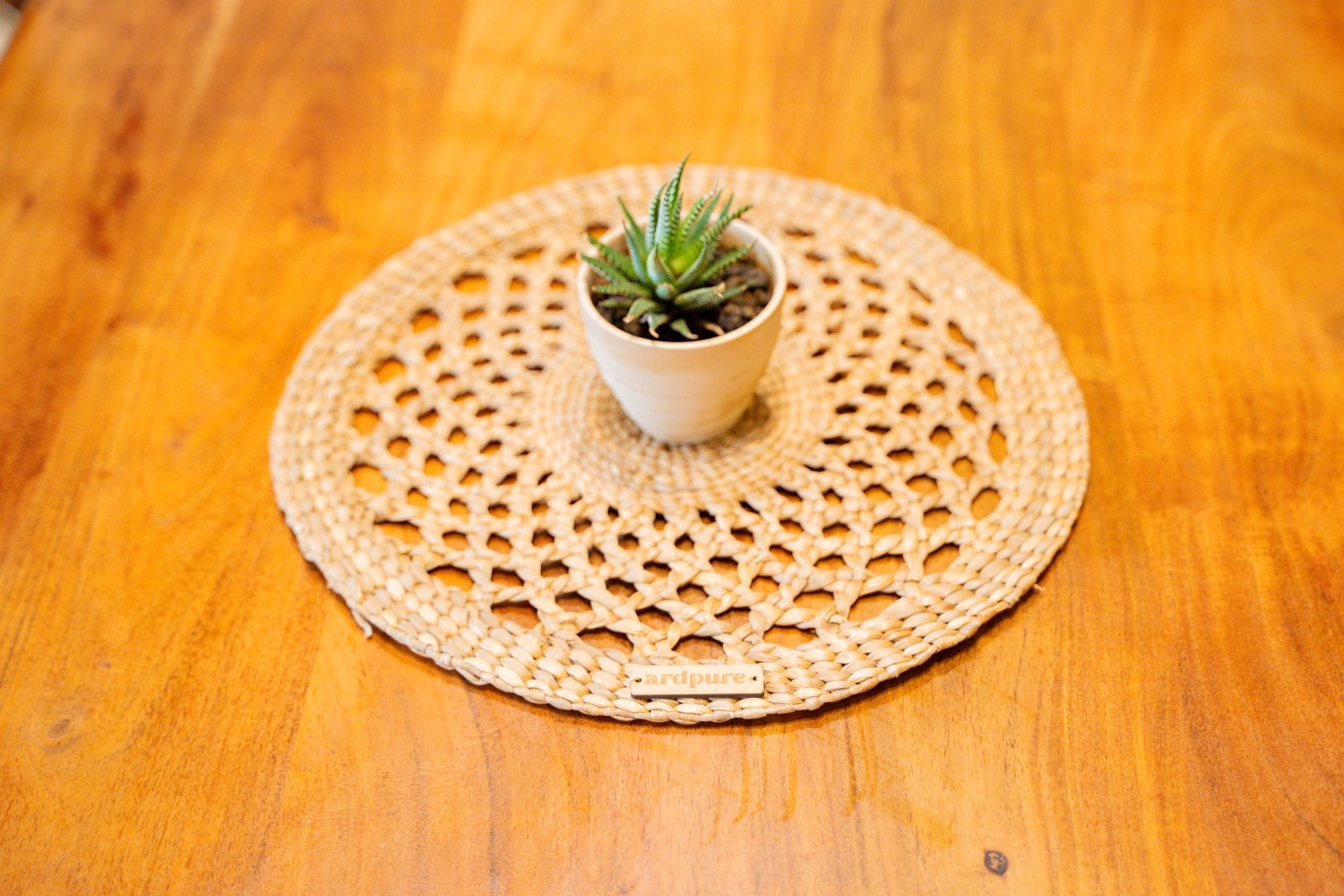 Yildiz- Round Natural Wicker Placement (Set of 2)