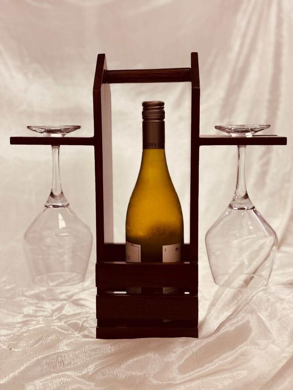 WOODEN WINE HOLDER