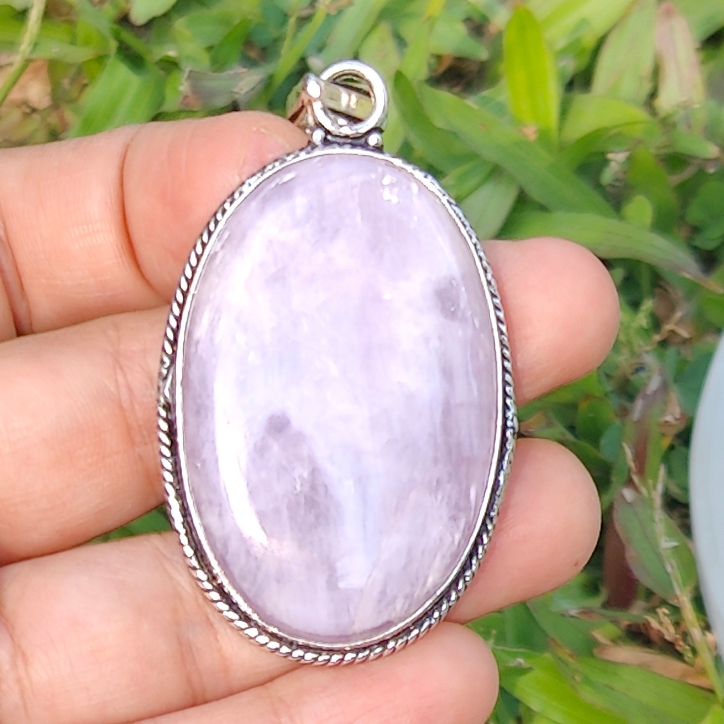 Kunzite pendent